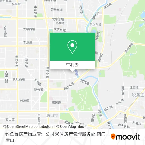 钓鱼台房产物业管理公司68号房产管理服务处-南门地图