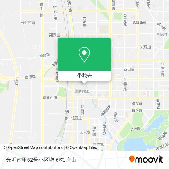 光明南里52号小区增-6栋地图