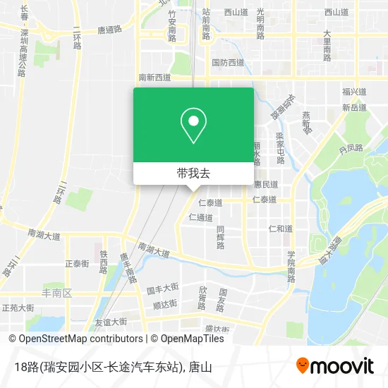 18路(瑞安园小区-长途汽车东站)地图