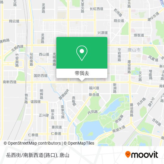 岳西街/南新西道(路口)地图