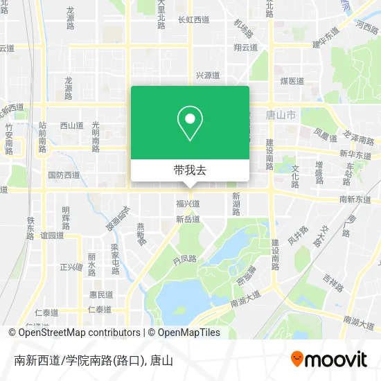 南新西道/学院南路(路口)地图
