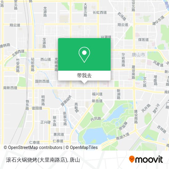 滚石火锅烧烤(大里南路店)地图