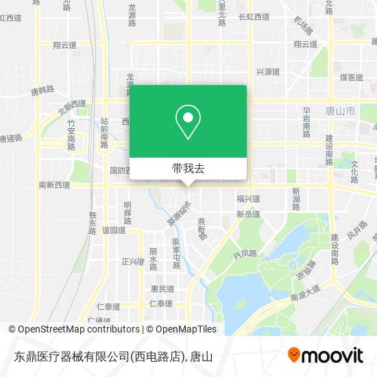 东鼎医疗器械有限公司(西电路店)地图