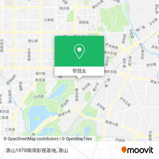 唐山1970南湖影视基地地图