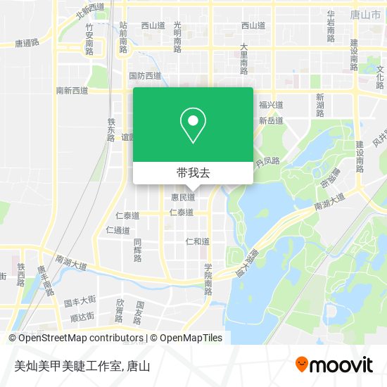 美灿美甲美睫工作室地图