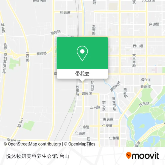 悦沐妆妍美容养生会馆地图