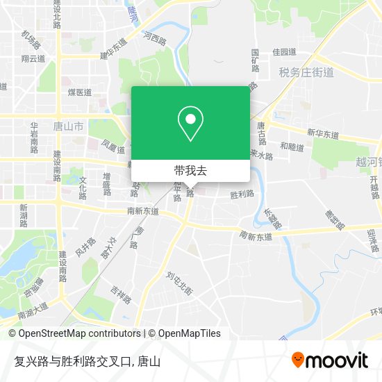 复兴路与胜利路交叉口地图
