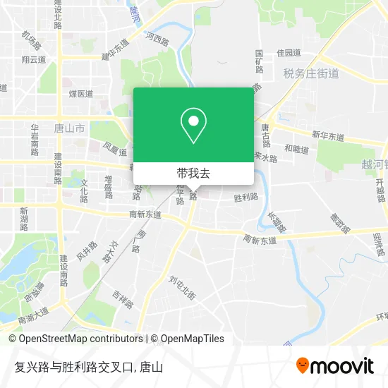 复兴路与胜利路交叉口地图