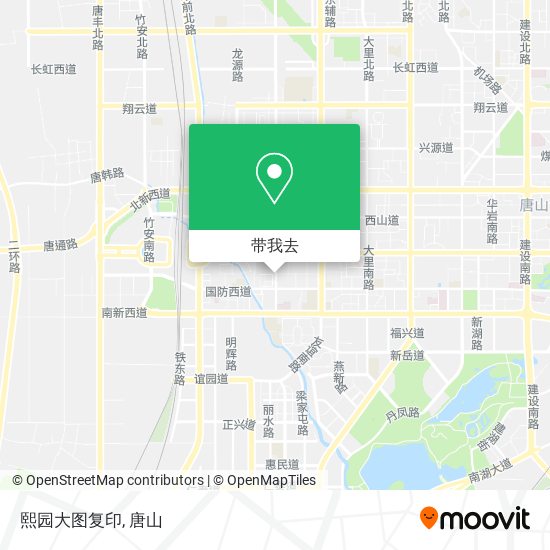 熙园大图复印地图