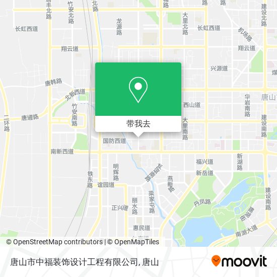 唐山市中福装饰设计工程有限公司地图