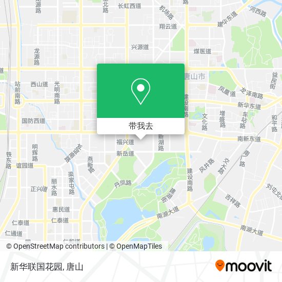 新华联国花园地图