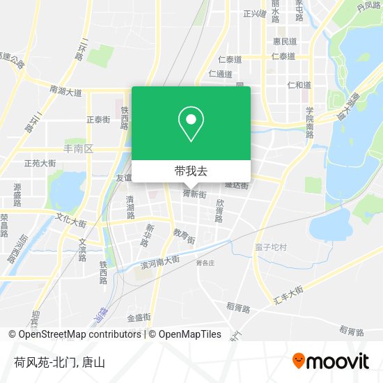 荷风苑-北门地图