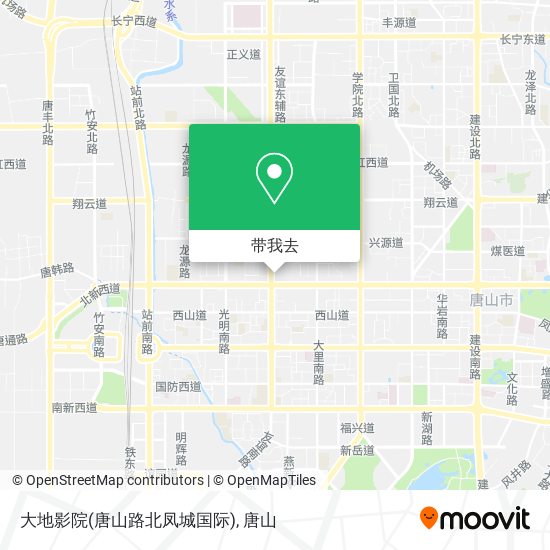 大地影院(唐山路北凤城国际)地图