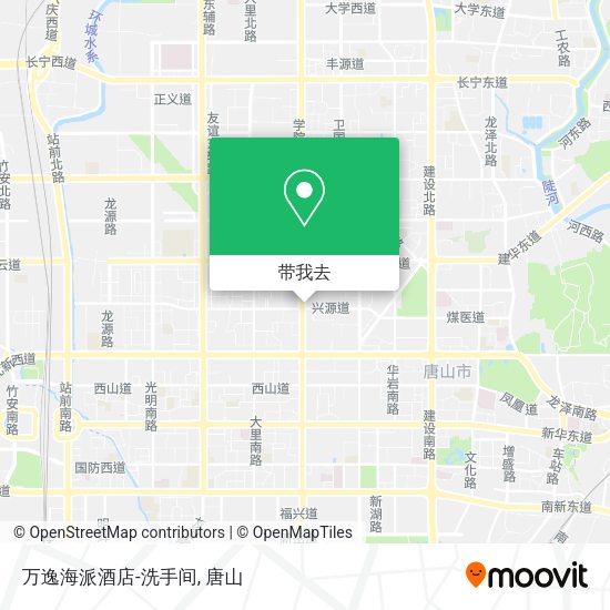 万逸海派酒店-洗手间地图