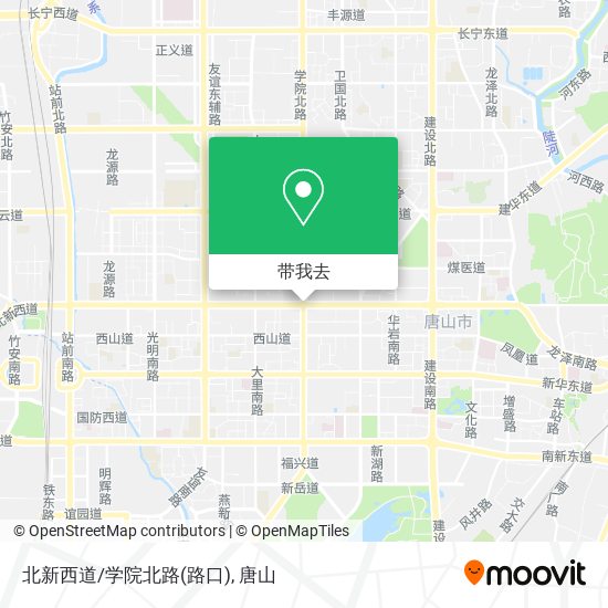 北新西道/学院北路(路口)地图