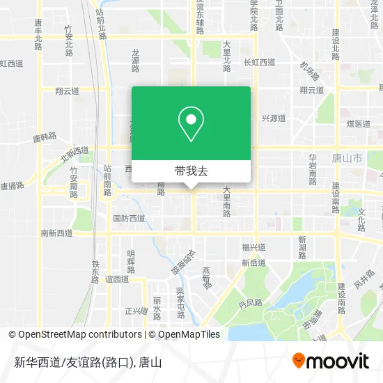 新华西道/友谊路(路口)地图