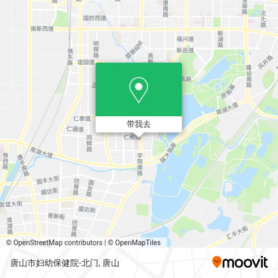 唐山市妇幼保健院-北门地图