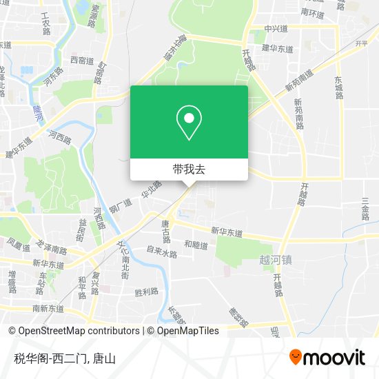 税华阁-西二门地图