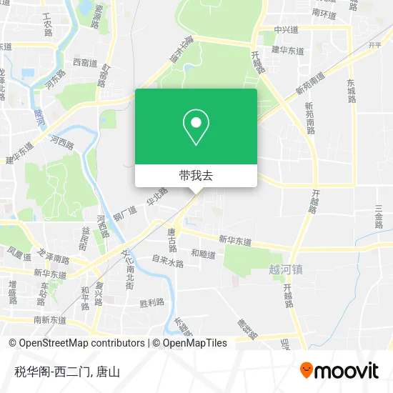 税华阁-西二门地图