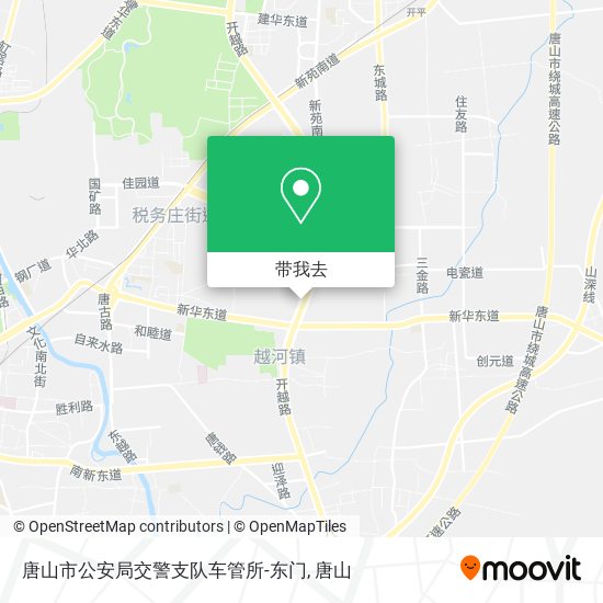 唐山市公安局交警支队车管所-东门地图