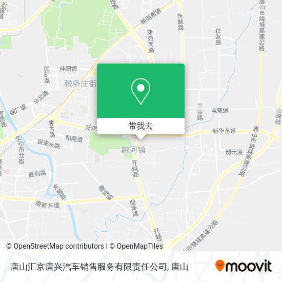 唐山汇京唐兴汽车销售服务有限责任公司地图