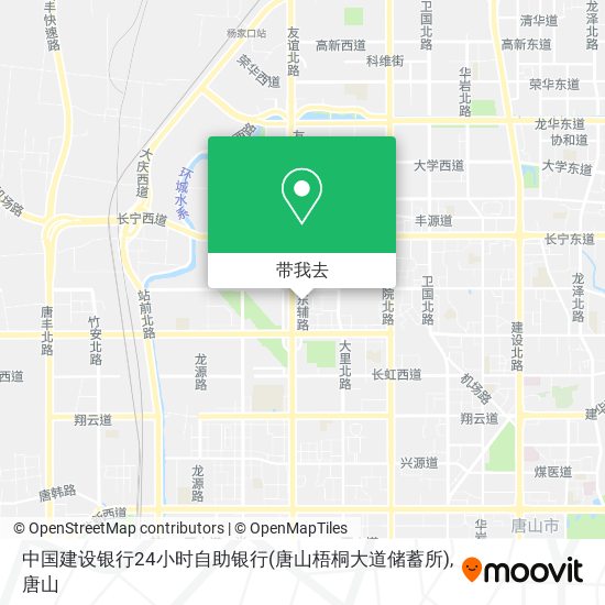 中国建设银行24小时自助银行(唐山梧桐大道储蓄所)地图