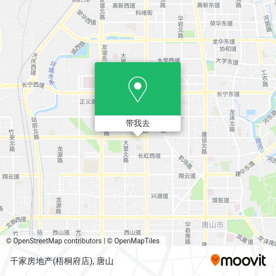 千家房地产(梧桐府店)地图