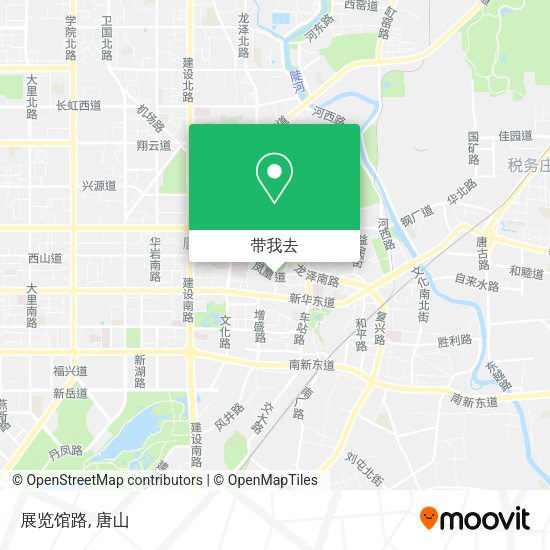展览馆路地图