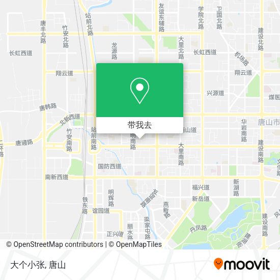 大个小张地图