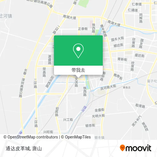 通达皮革城地图