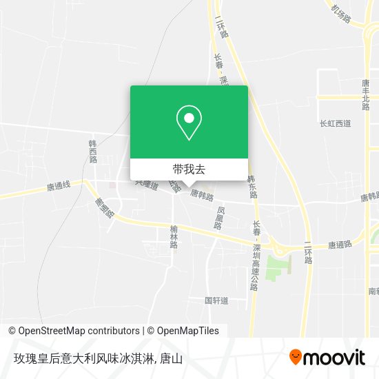 玫瑰皇后意大利风味冰淇淋地图