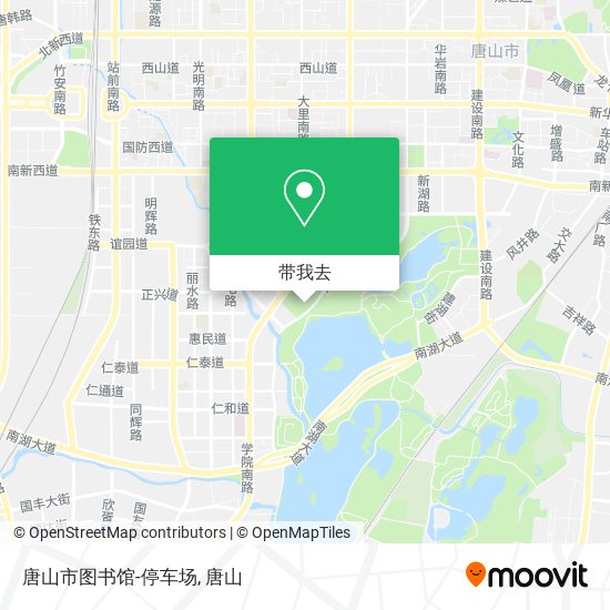 唐山市图书馆-停车场地图