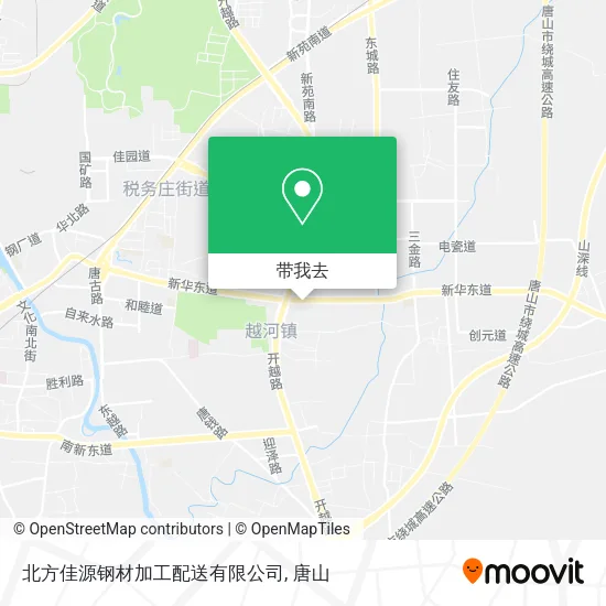 北方佳源钢材加工配送有限公司地图