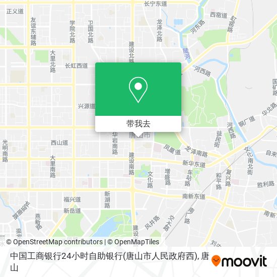 中国工商银行24小时自助银行(唐山市人民政府西)地图