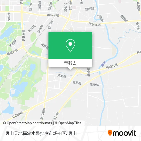 唐山天地福农水果批发市场-H区地图