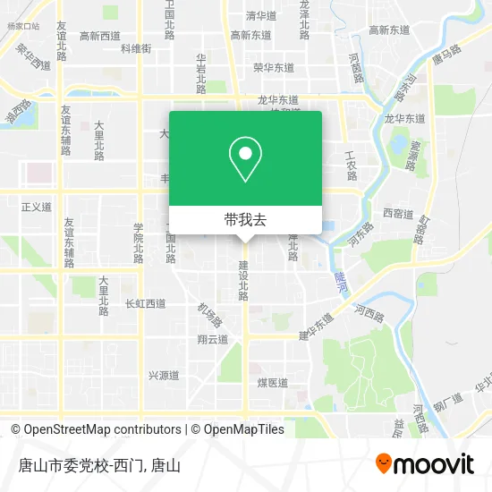 唐山市委党校-西门地图