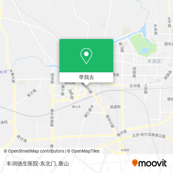 丰润德生医院-东北门地图