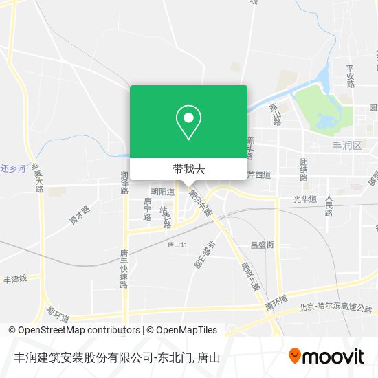 丰润建筑安装股份有限公司-东北门地图