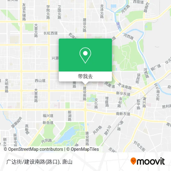 广达街/建设南路(路口)地图