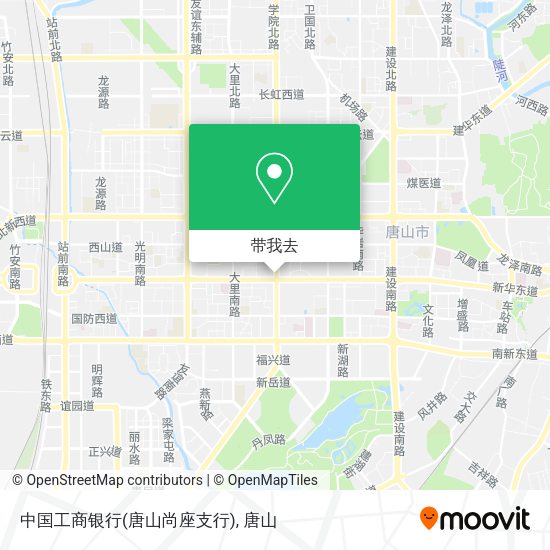 中国工商银行(唐山尚座支行)地图