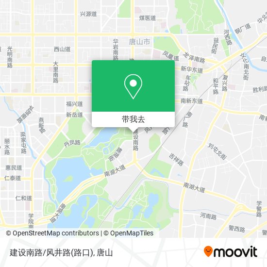 建设南路/风井路(路口)地图
