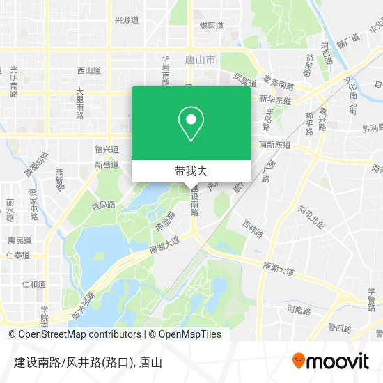 建设南路/风井路(路口)地图
