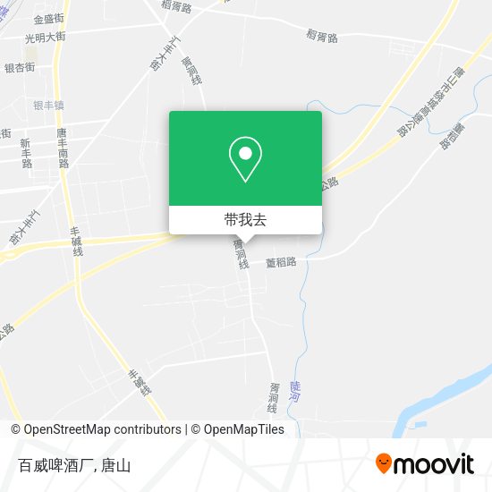 百威啤酒厂地图