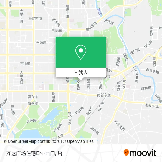 万达广场住宅E区-西门地图