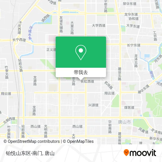 铂悦山东区-南门地图