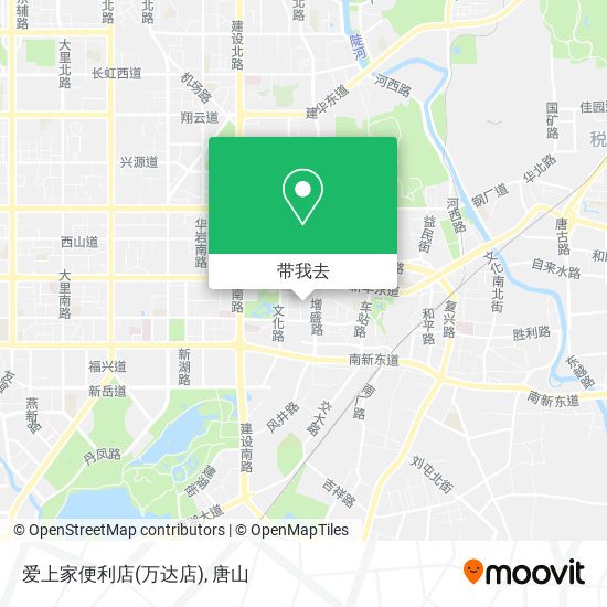 爱上家便利店(万达店)地图