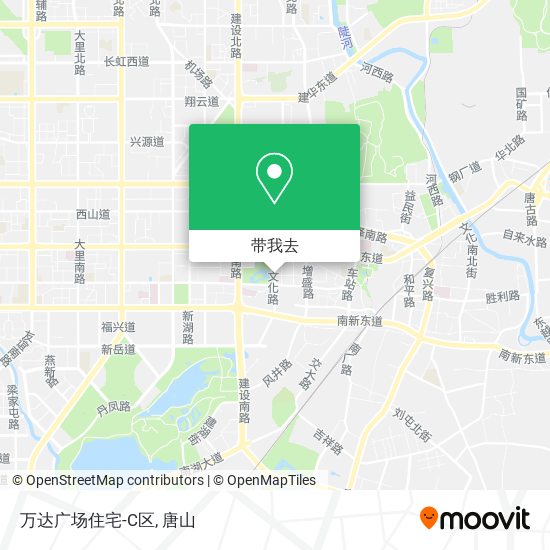 万达广场住宅-C区地图