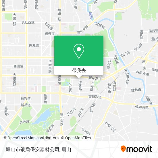 塘山市银盾保安器材公司地图