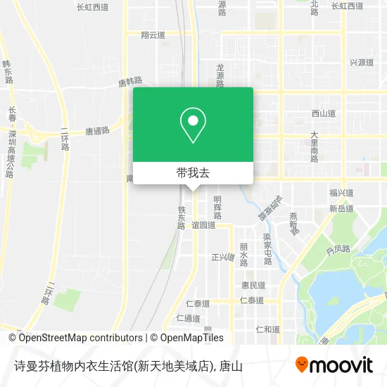 诗曼芬植物内衣生活馆(新天地美域店)地图