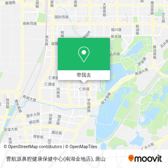 曹航源鼻腔健康保健中心(南湖金地店)地图